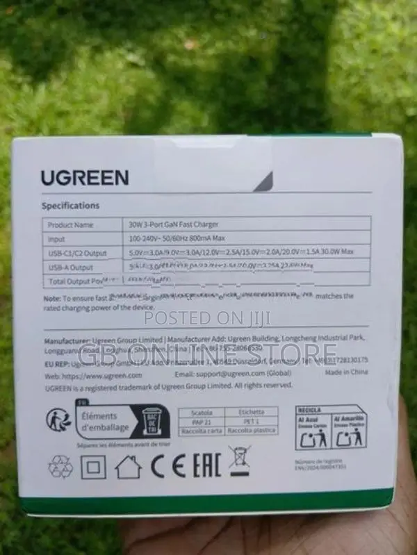 Ugreen 20w GaN Fast Charger