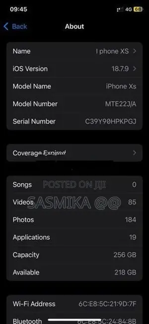 Apple iPhone XS (Used)