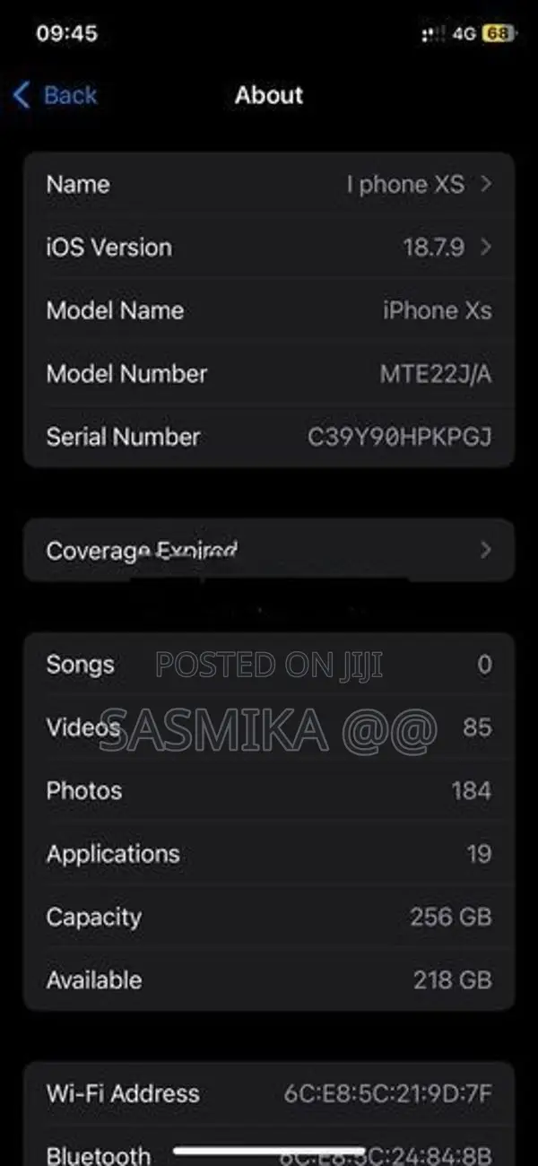 Apple iPhone XS (Used)