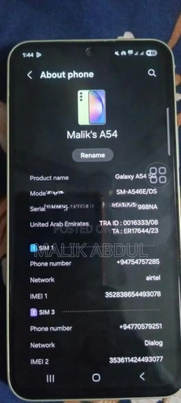 Samsung Galaxy A54 5G (Used)