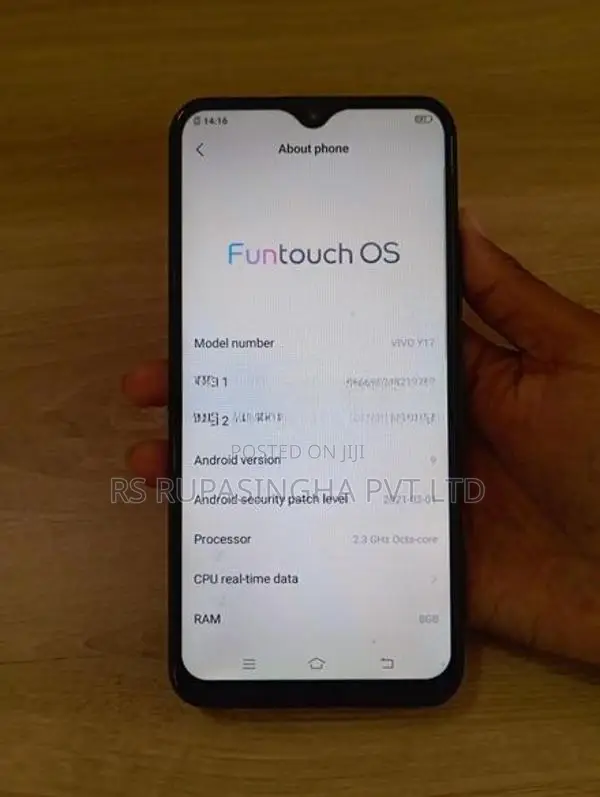 Vivo Y17 8GB, 256GB (Used)