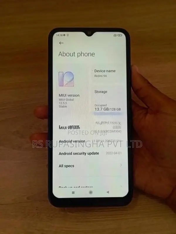 Xiaomi Redmi 9A 6+2GB, 128GB (Used)