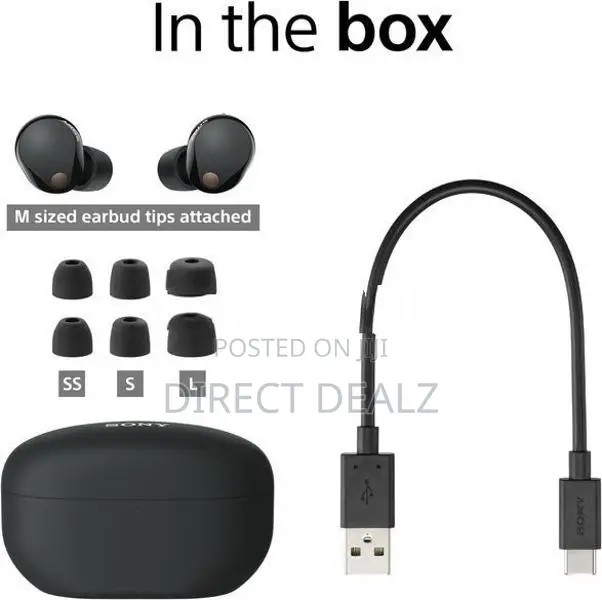 Sony WF-1000XM5 Truly Wireless Bluetooth Noise Canceling Earbuds