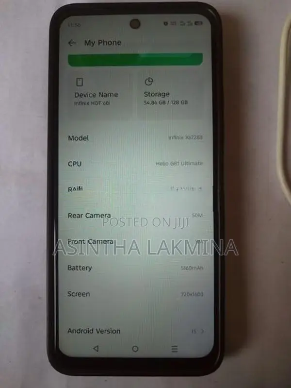 Infinix Hot 60i 6GB 128GB (Used)