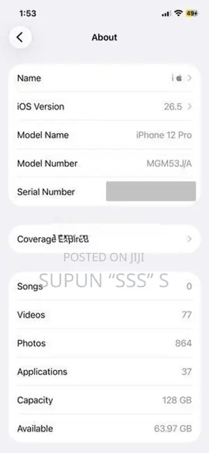 Apple iPhone 12 Pro (Used)