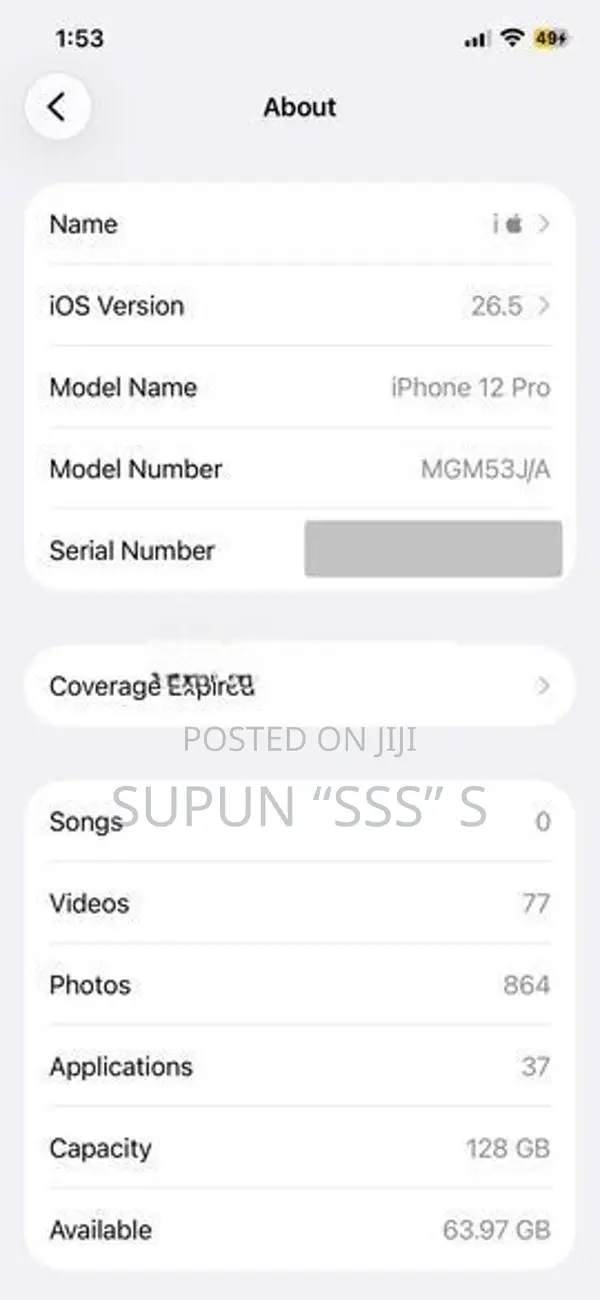 Apple iPhone 12 Pro (Used)