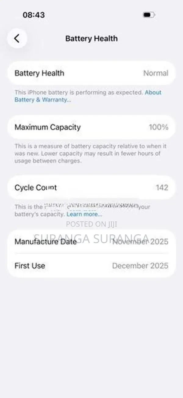 Apple iPhone 17 Pro 256gb (Used)