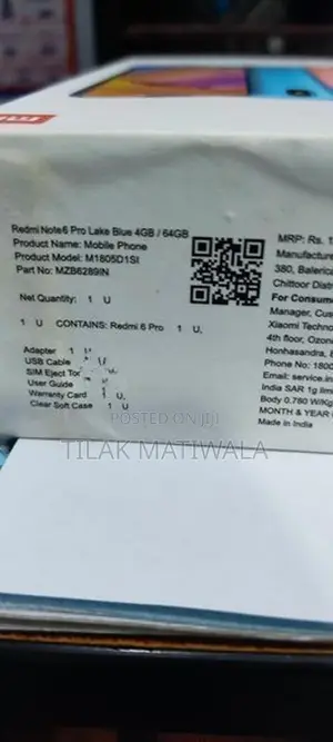 Xiaomi Redmi Note 6 Pro (Used)