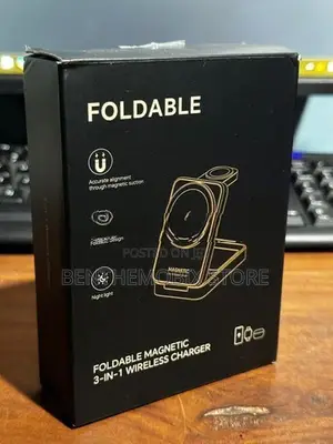 Foldable Magnetic 3 - in 1 Wireless Charger