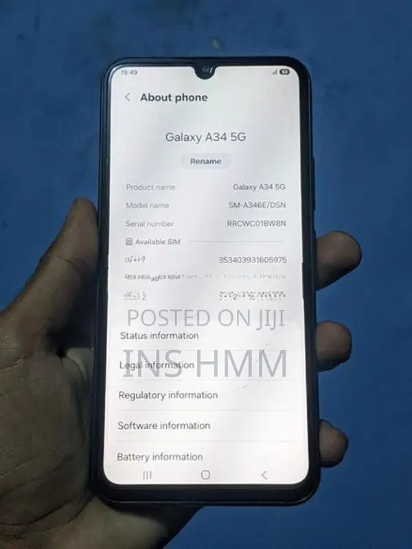 Samsung Galaxy A34 5G (Used)