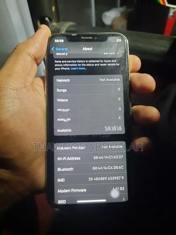 Apple iPhone X 256GB (Used)