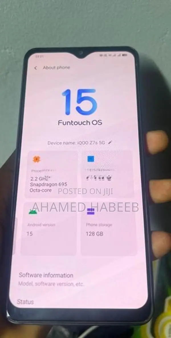 iqoo Z7s 5G (Used)