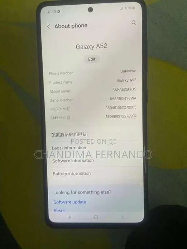 Samsung Galaxy A52 (Used)