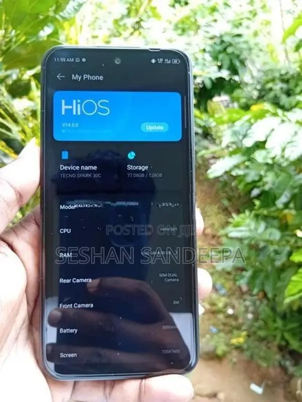 Tecno spark 30C (Used)