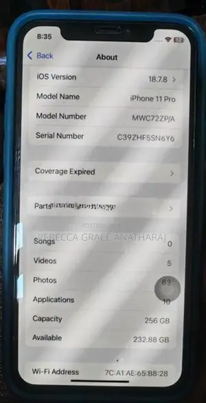 Apple iPhone 11 Pro 256GB (Used)