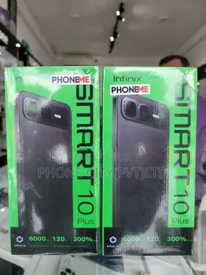 Infinix Smart 10 Plus 128GB 4GB RAM Black (Brand New)