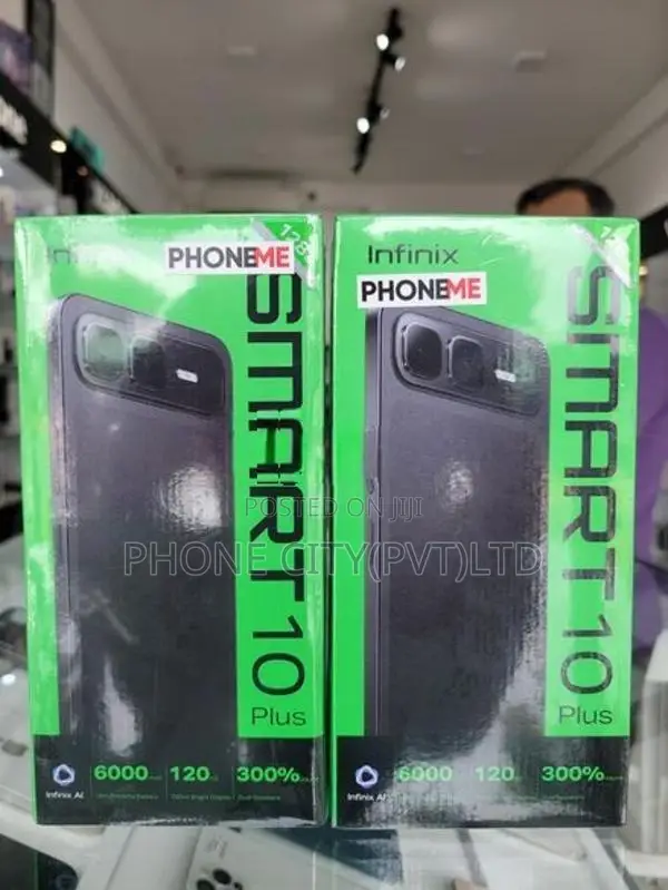 Infinix Smart 10 Plus 128GB 4GB RAM Black (Brand New)