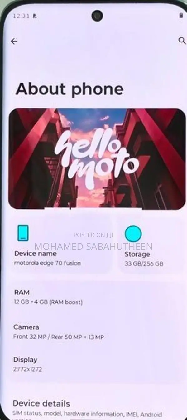 Moto Edge 70 Fusion 5G (Used)