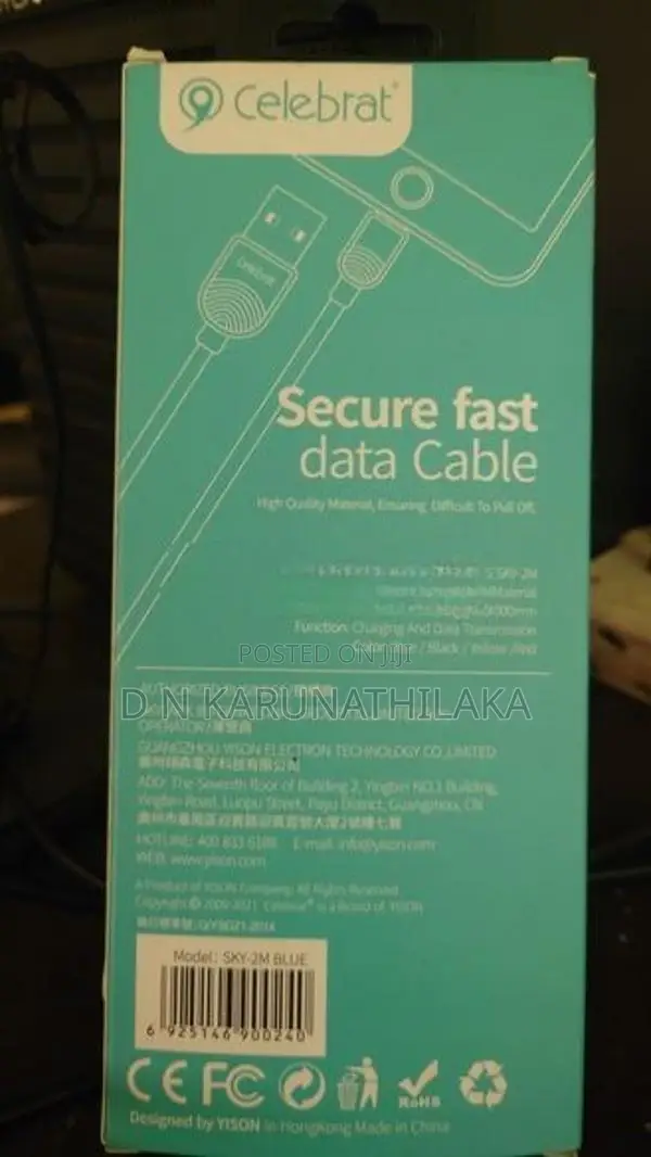 Celebrat Micro USB Cable