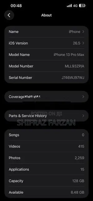 Apple iPhone 13 Pro Max (Used)