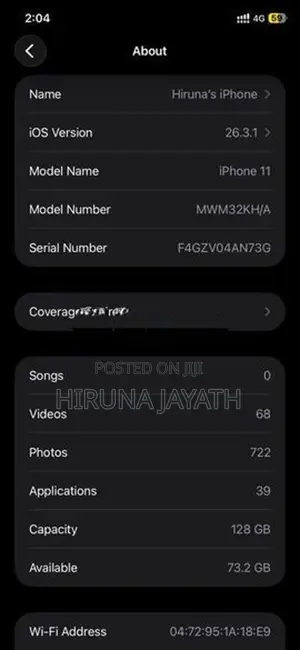 Apple iPhone 11 (Used)