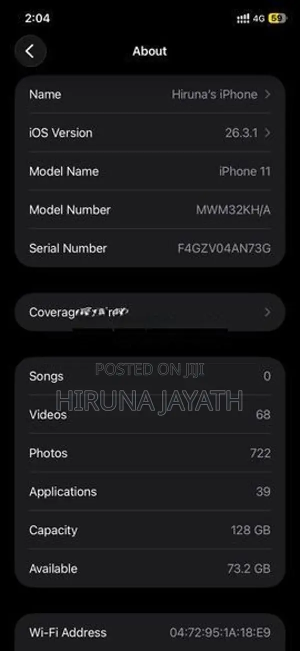 Apple iPhone 11 (Used)