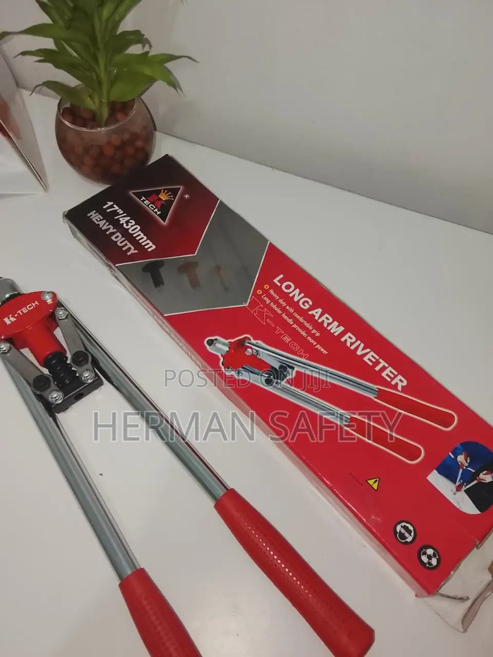 K-Tech 17 Inch Heavy Duty Long Arm Riveter Gun 430mm