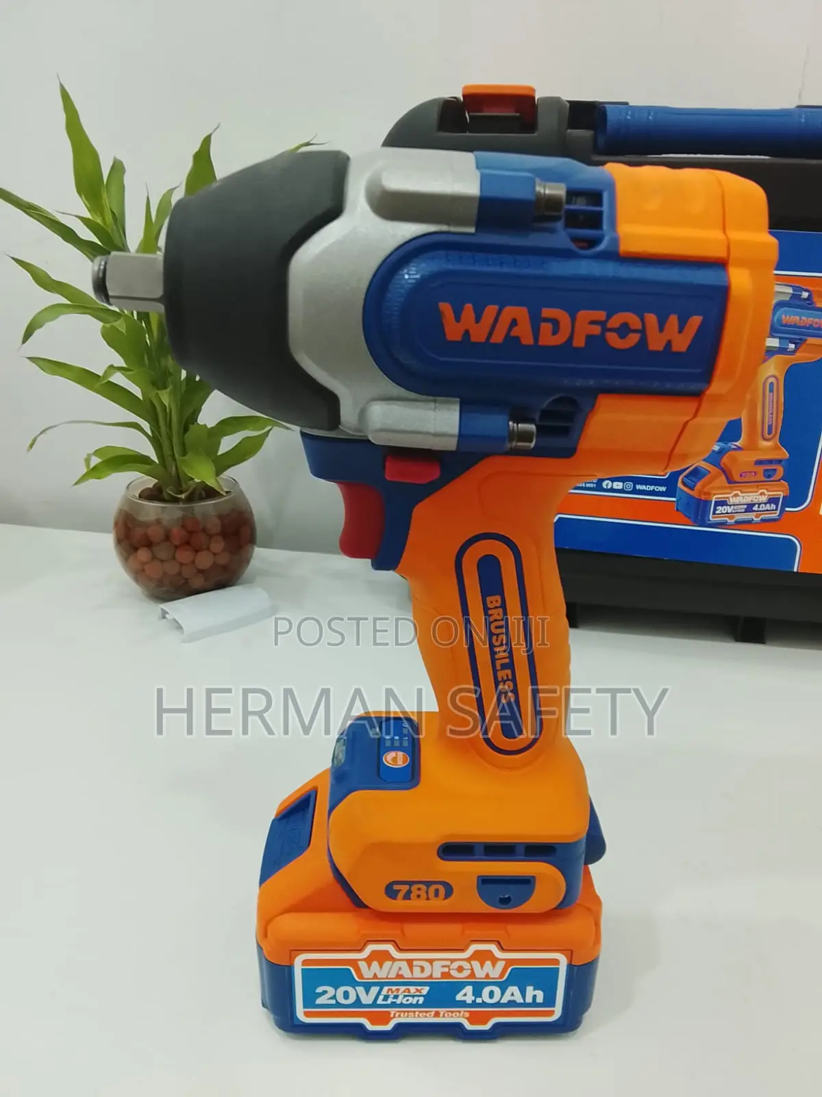 WADFOW WCD1B78 20V Brushless Cordless Impact Wrench 780Nm