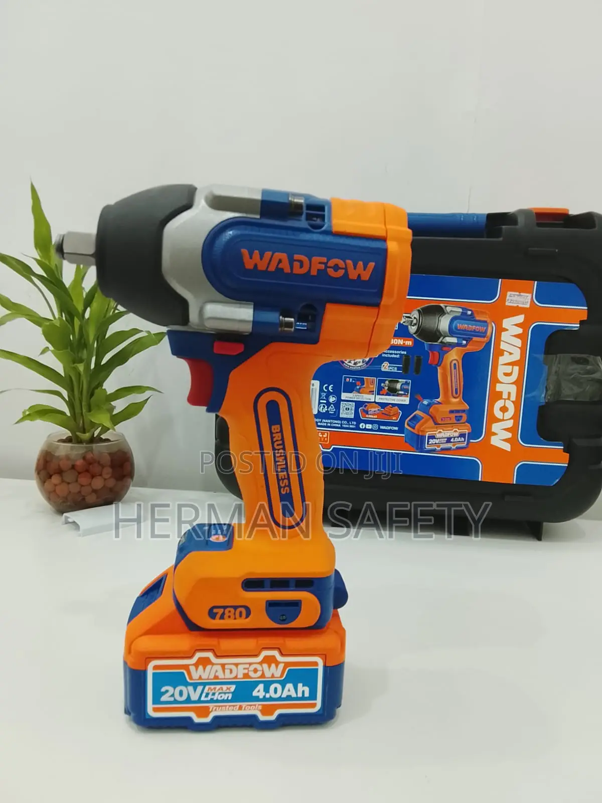 WADFOW WCD1B78 20V Brushless Cordless Impact Wrench 780Nm