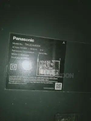 Panasonic TV for Parts
