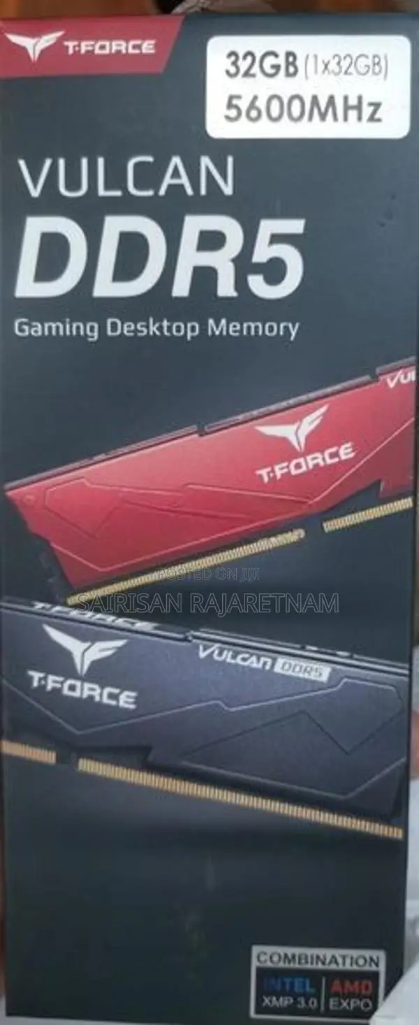 TEAM TFORCE VULCANα (Alpha) 32GB 5600MHZ DDR5 - AMD