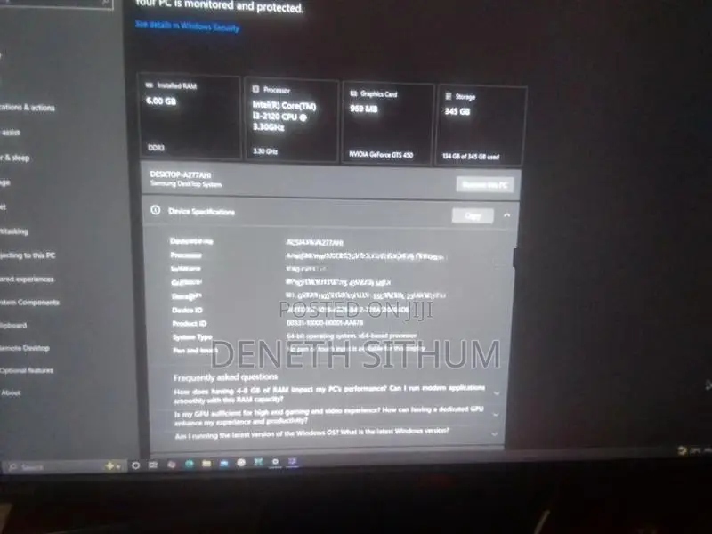 Gaming PC with Graphic Card and SSD