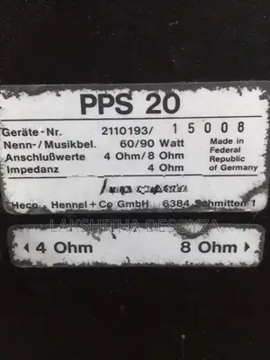 German High End Vintage Speakers