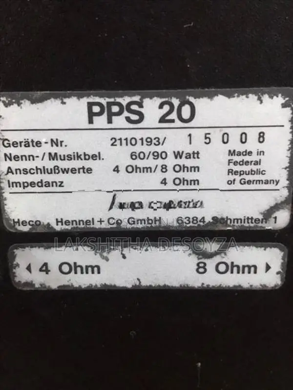 German High End Vintage Speakers