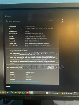 Samsung I5 4th gen pc