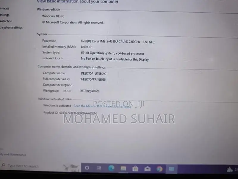 Dell i5 4th 8/256GB SSD
