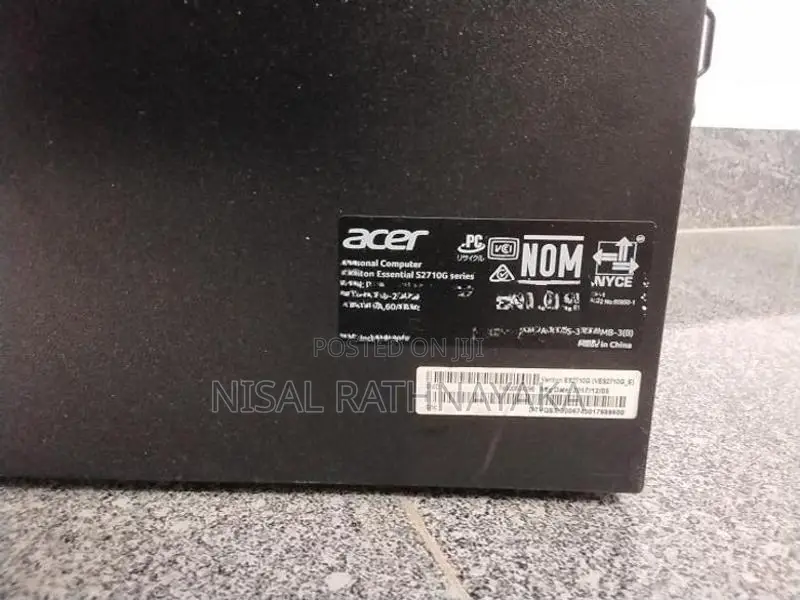 Acer i3 7th gen desktop computer