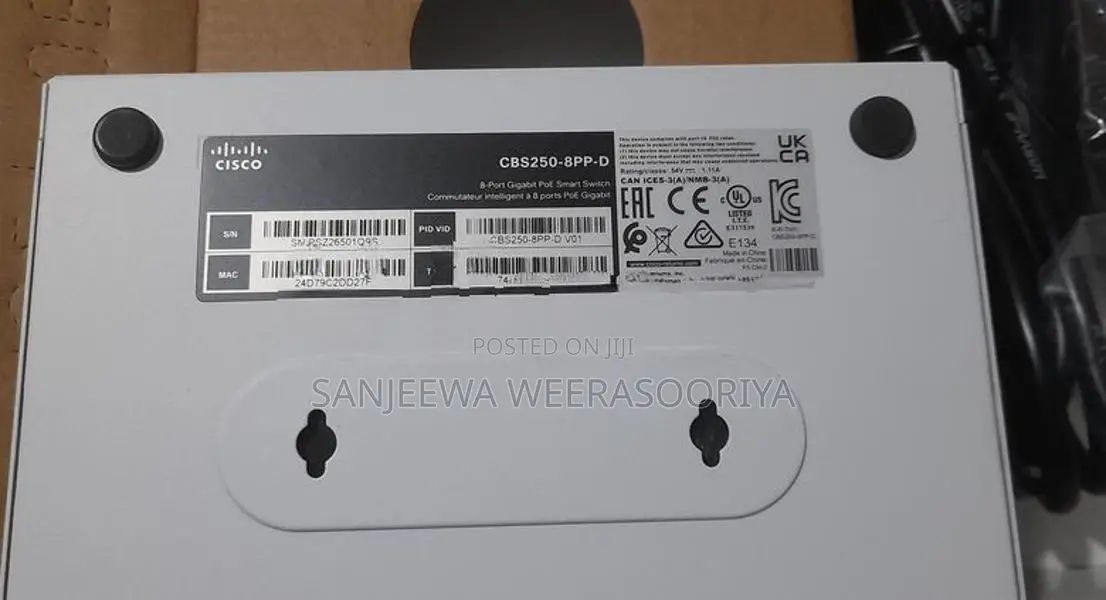 Cisco CBS250-8PP-D Smart Managed 8Port POE Gigabit Network Switch