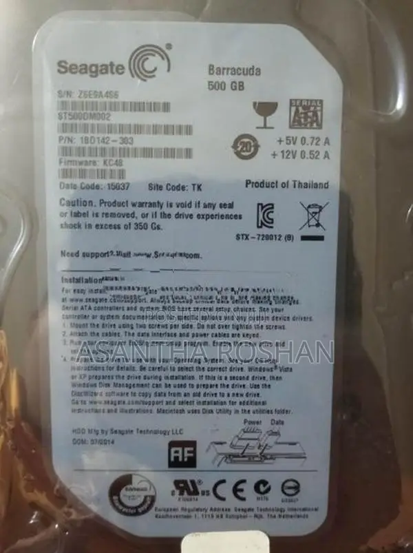 Seagate 500GB Hard Disk