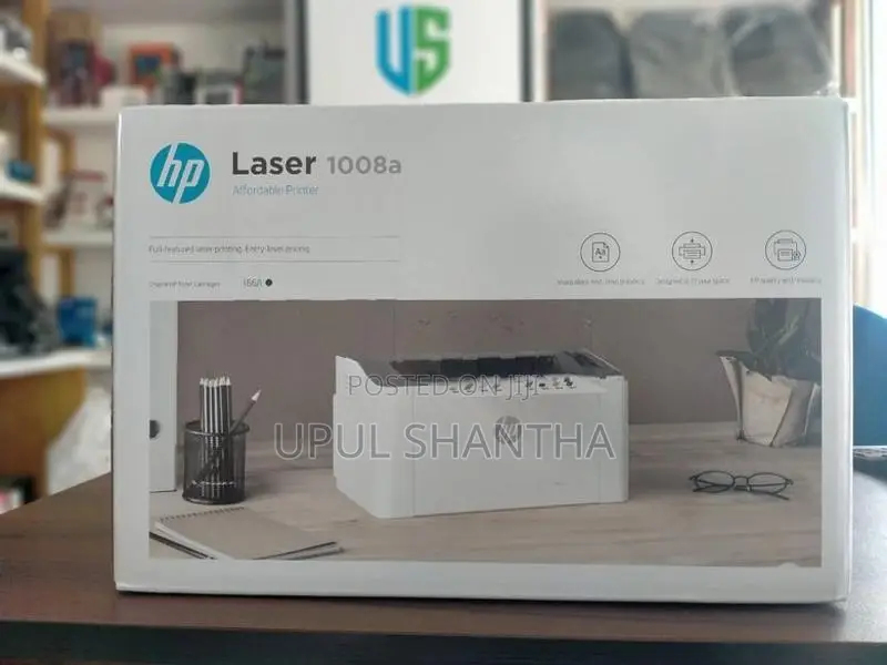 HP LaserJet 1008A Black White Printer