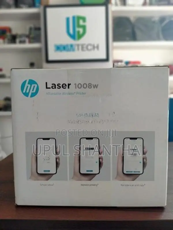 HP LaserJet 1008W Wireless Black White Printer