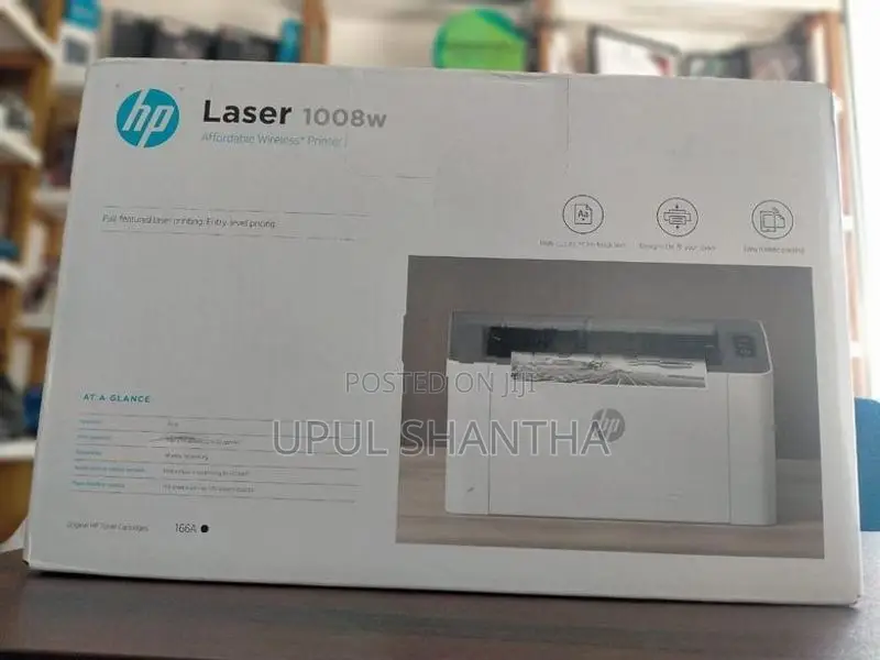 HP LaserJet 1008W Wireless Black White Printer