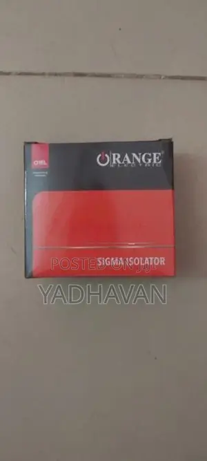 Orange Electric Double Pole Isolator