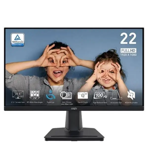 MSI Pro MP225V 21.5" Inch 100Hz 1ms FHD Ultra Slim Frameless Monitor