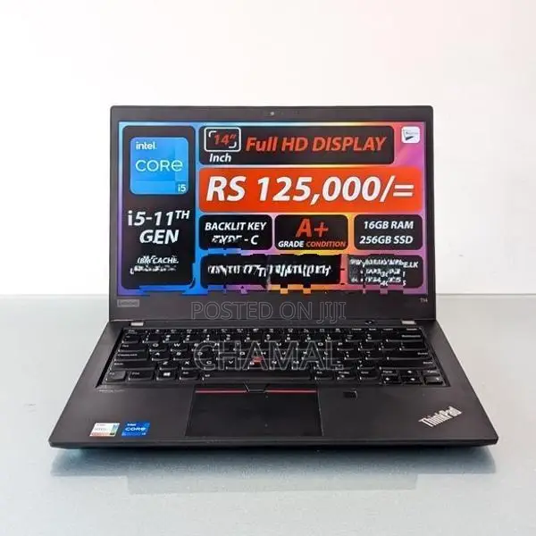 Lenovo ThinkPad T14 Core i5 -11th Gen- 16GB RAM 256GB SSD Laptop