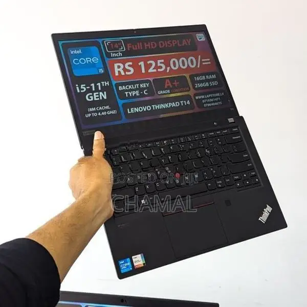 Lenovo ThinkPad T14 Core i5 -11th Gen- 16GB RAM 256GB SSD Laptop