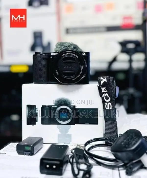 Sony ZV E10 4K Mirrorless Camera Full Set Box