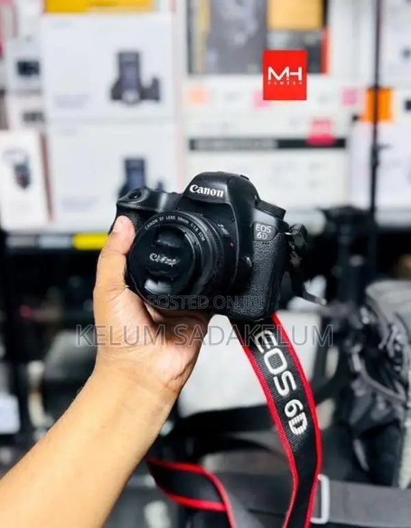 Canon Eos 6D Full Frame Camera with EF 50mm 1.8f STM Lens