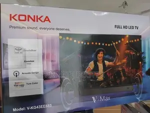 New Konka 43 inch FHD LED (built-in Soundbar) Frameless TV