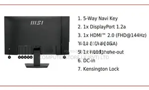 MSI Pro MP273 E14A 27 Inch 144Hz 1ms FHD IPS Productivity Monitor